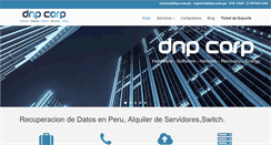 Desktop Screenshot of dnp.com.pe