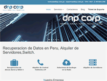 Tablet Screenshot of dnp.com.pe